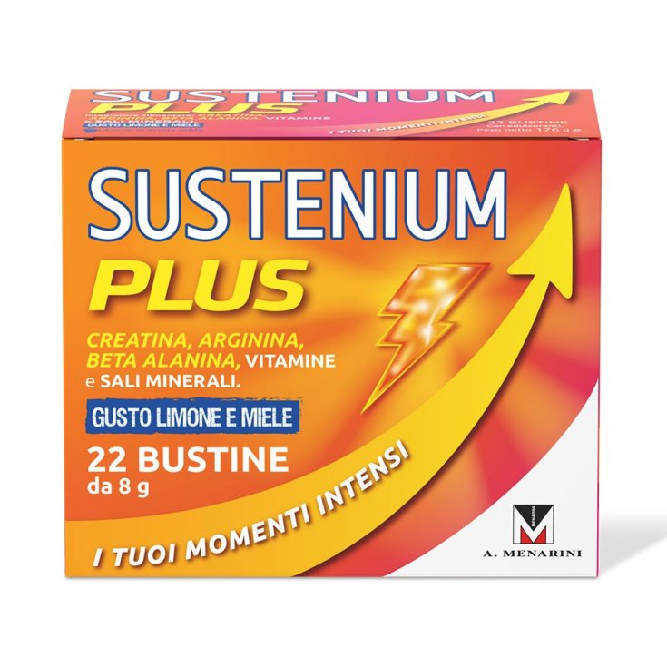 Sustenium Plus Limón Miel A. Menarini 22 Sobres