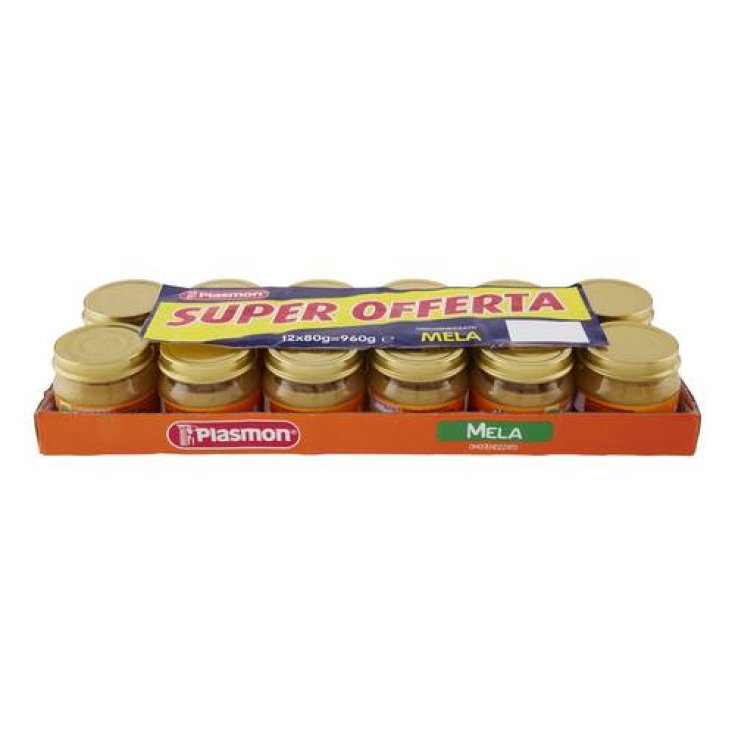 PLASMON OMOG MANZANA 12X80G