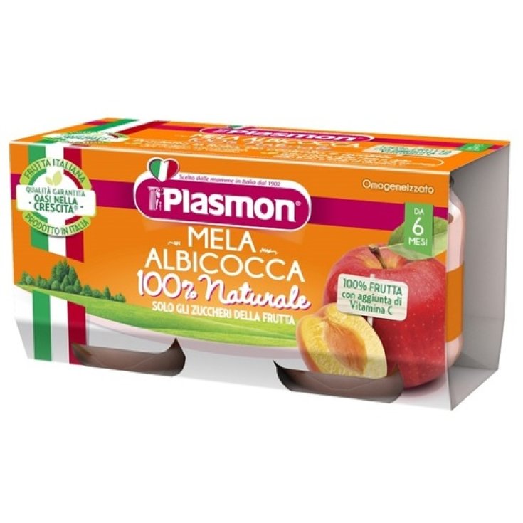 PLASMON OMOG MANZANA ALB 2X80G