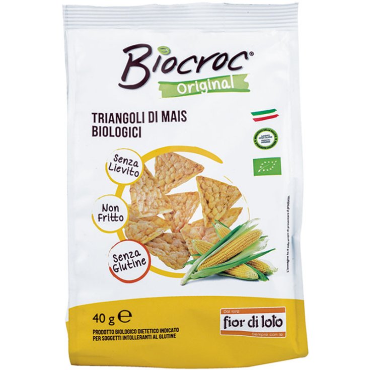 Biocroc Original Triángulos De Maíz En Flor De Loto 50g