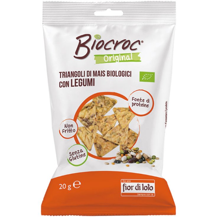 Biocroc Original Triángulos De Maíz Con Legumbres Fior Di Loto 50g