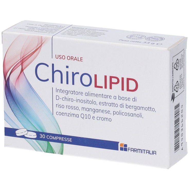 Quirolipidos Farmitalia 30 Comprimidos