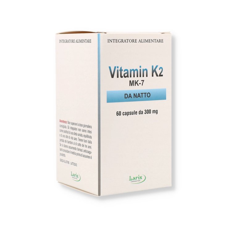 Vitamina K2 MK-7 de Natto Larix 60 Cápsulas Vegetales