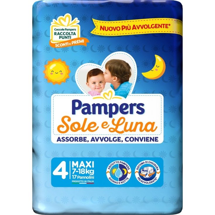 PAMPERS SUN&MOON MAXI 17UNDS