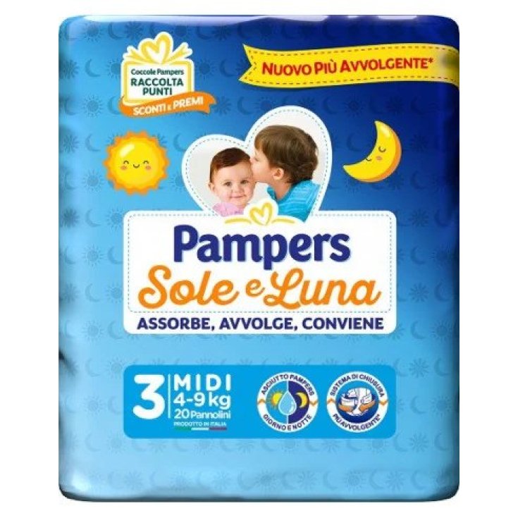 PAMPERS SL MIDI 20UNDS