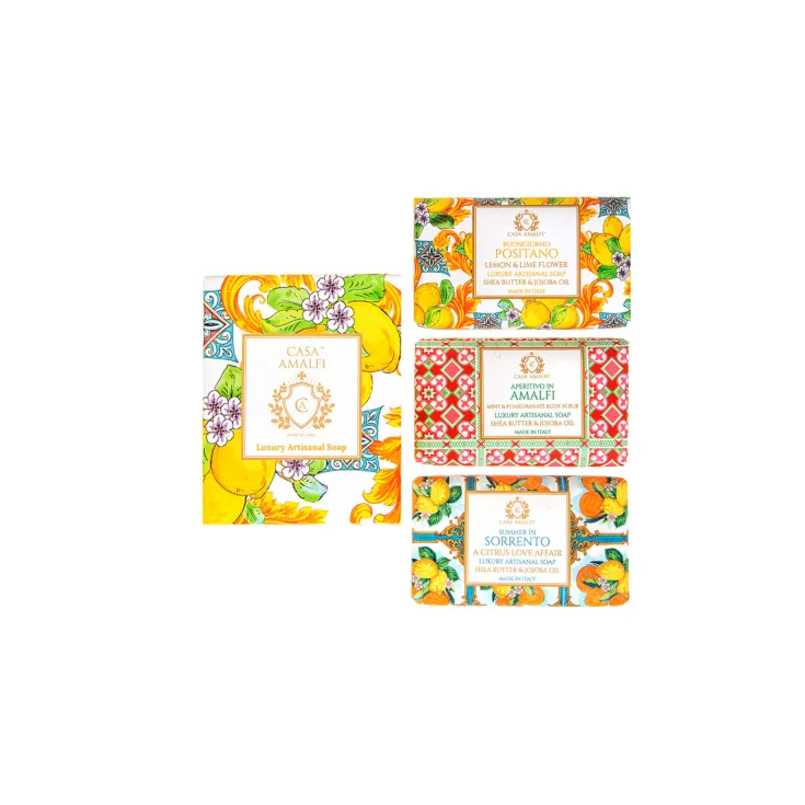 JABON LIMÓN CASA AMALFI CAJA 3P