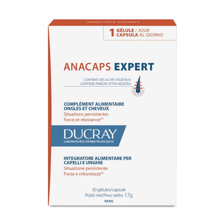 Anacaps Expert Cabello Y Uñas Ducray 30 Cápsulas
