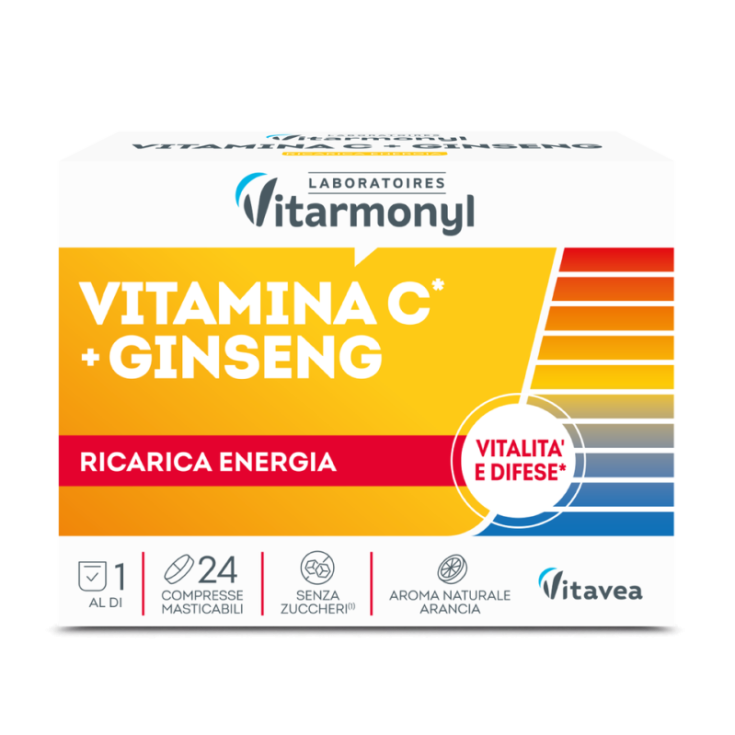 VITAMINA C+GINSENG 24TABS