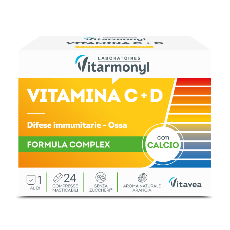 VITAMINA C+D 24 COMPRIMIDOS MASTICABLES