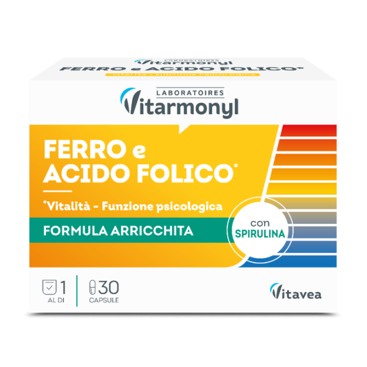 Hierro Ácido Fólico Vitarmonyl 30 Cápsulas