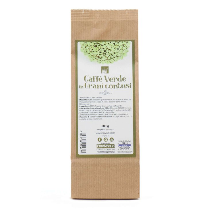 CAFÉ VERDE EN GRANO CONT 200G