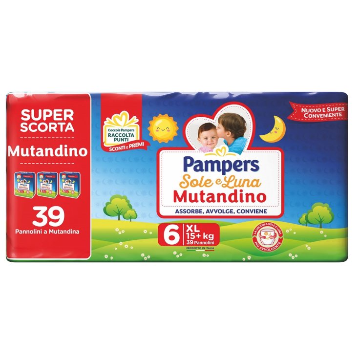 PAMPERS SL MUT TRIO XL 39UNDS