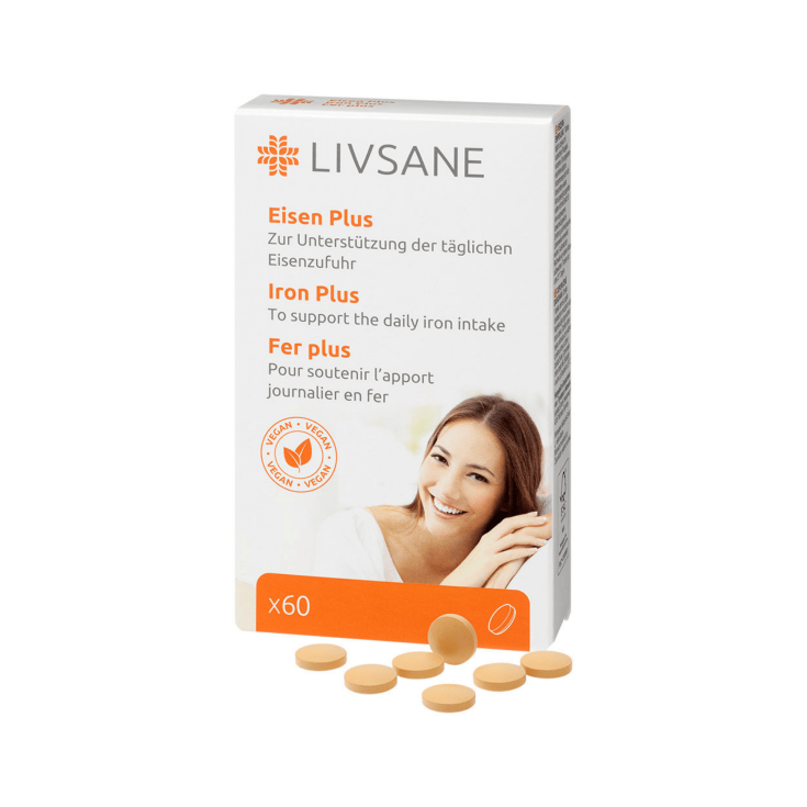 LIVSANE HIERRO PLUS 60CPR