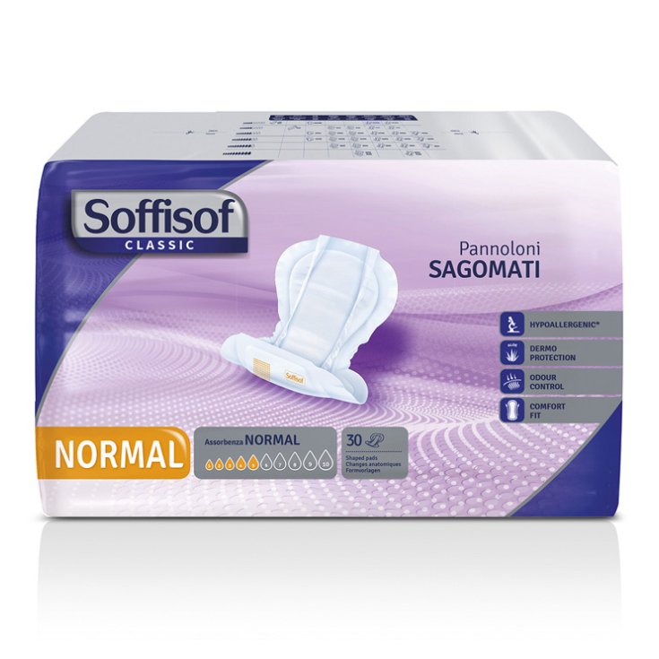 Normal Soffisof Pañales Forma Clásica 30 Piezas