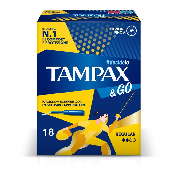 TAMPAX & GO NORMAL 18PZS