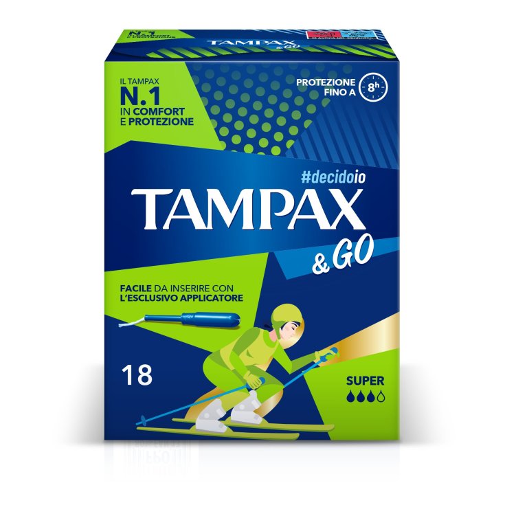 TAMPAX & GO SÚPER 18PZS