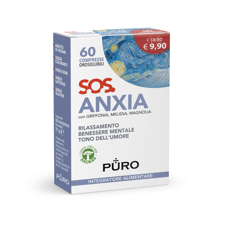 PURE SOS ANXIA 60CPR OROSOLUB