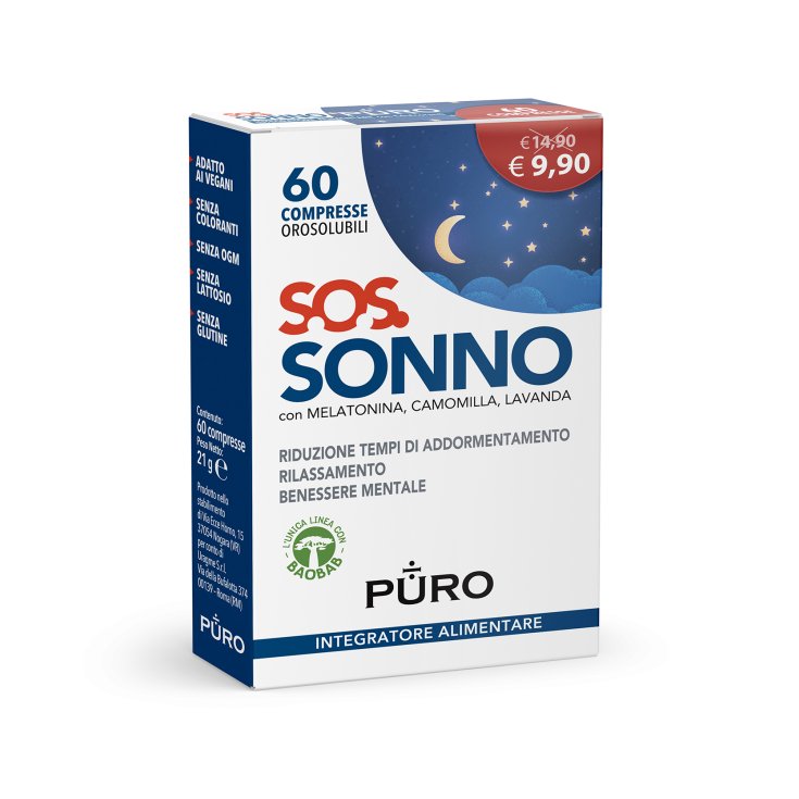 PURE SOS SUEÑO 60CPR OROSOLUB