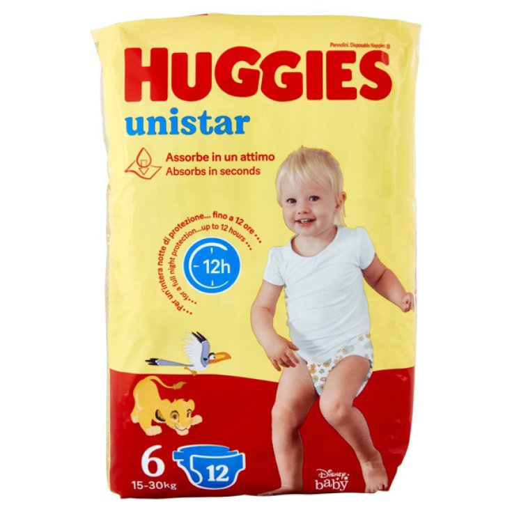 HUGGIES BASE UNISTAR 6 6X12PZS