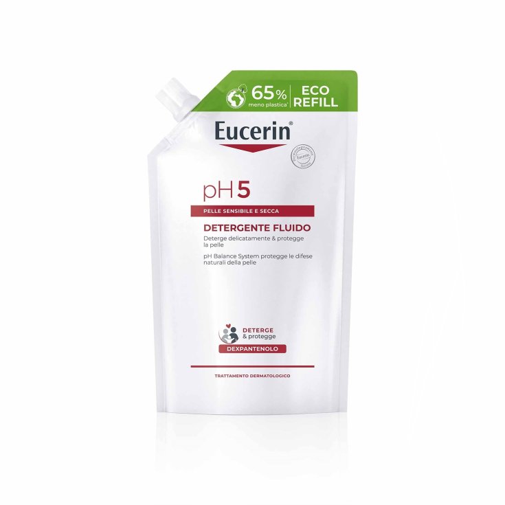 Washlotion Detergente Fluido Eucerin pH5 Recambio 400ml