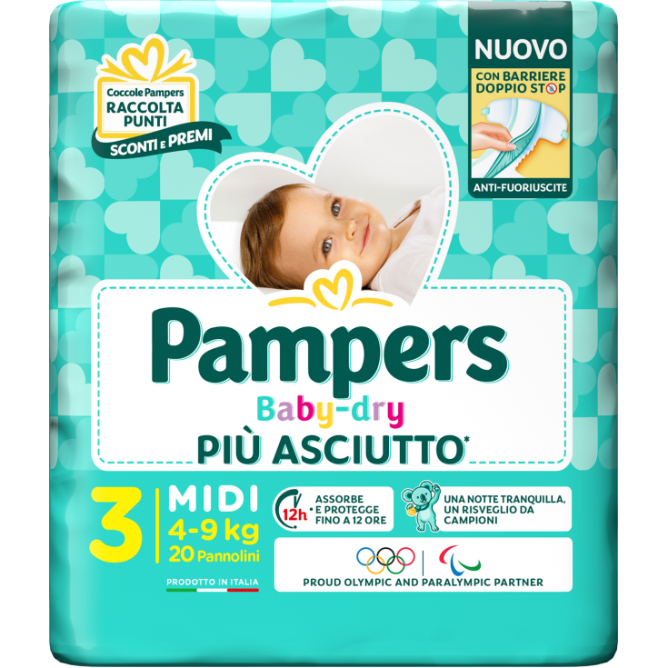 PAMPERS BD DOWNCOUNT MIDI 20UNDS