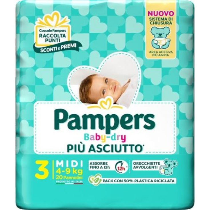 PAMPERS BD DOWNCOUNT MIDI 20UNDS