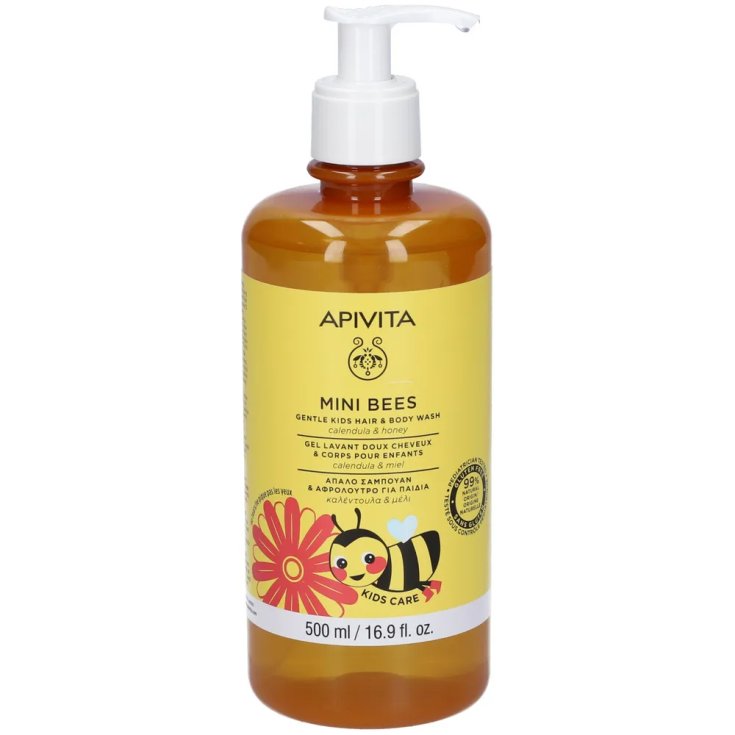 LAVADO PARA EL CABELLO Y EL CUERPO PARA NIÑOS DE APIVITA