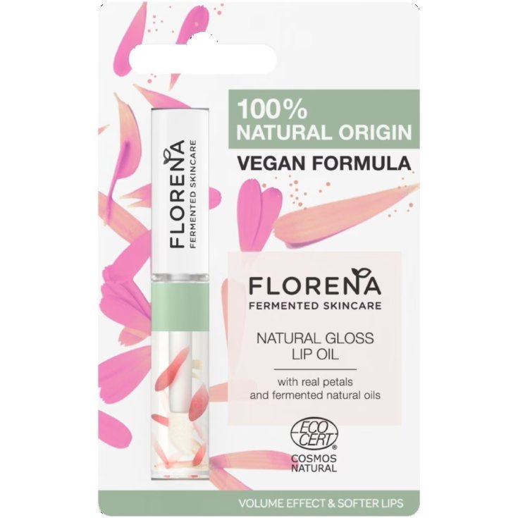 ACEITE PARA LABIOS CON BRILLO NATURAL FLORENA