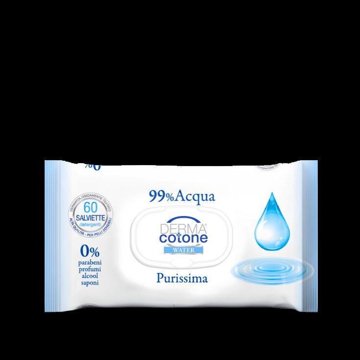 SALV AGUA DERMACOTTON 60UNDS