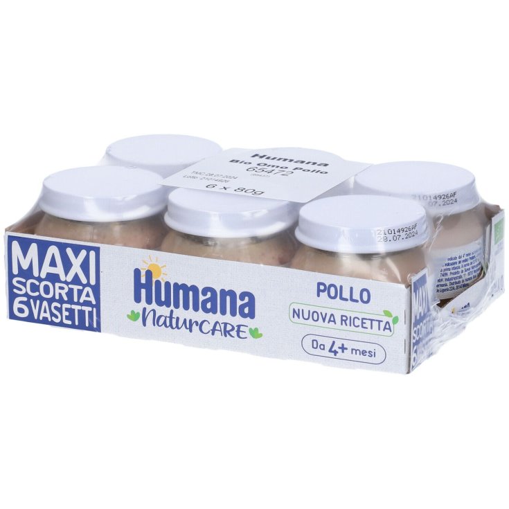 HUMANA OMOG POLLO ECOLÓGICO 6X80G