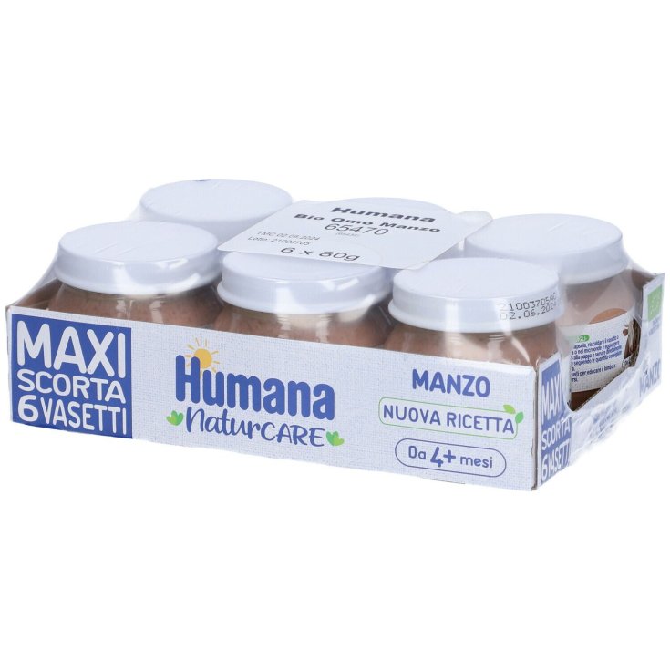 HUMANA OMOG CARNE ECOLÓGICA 6X80G