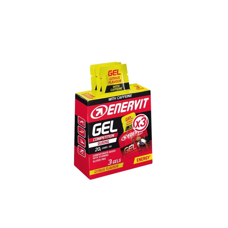 Enervit Sport Competición Gel con Cafeína Cítrica 3x25ml