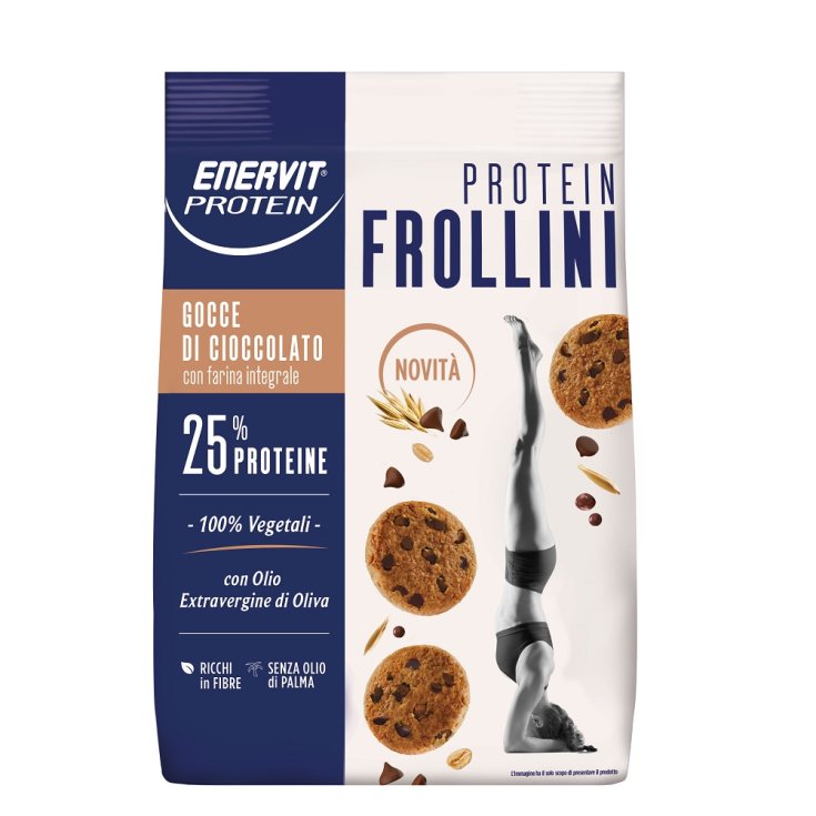 Galletas de mantequilla con gotas de chocolate Enervit Protein 200g