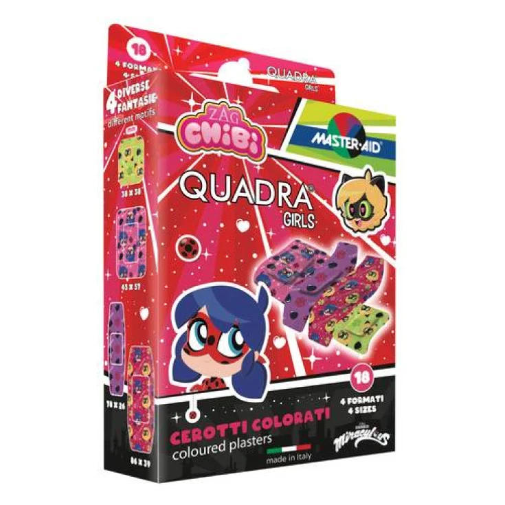 M-AID QUADRA CHICA LADY BUG 18P