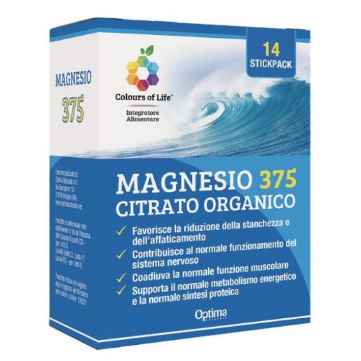 MAGNESIO 375 14STICK COLORES