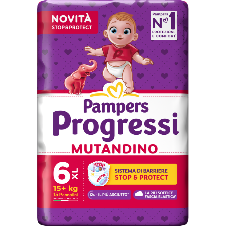 PAMPERS PROG MUT XL CP15PZS