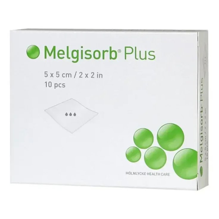 MELGISORB PLUS MED AS 5X5 10UNDS