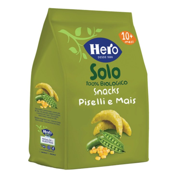 HERO SOLO SNACK GUISANTE/MAÍZ 40G