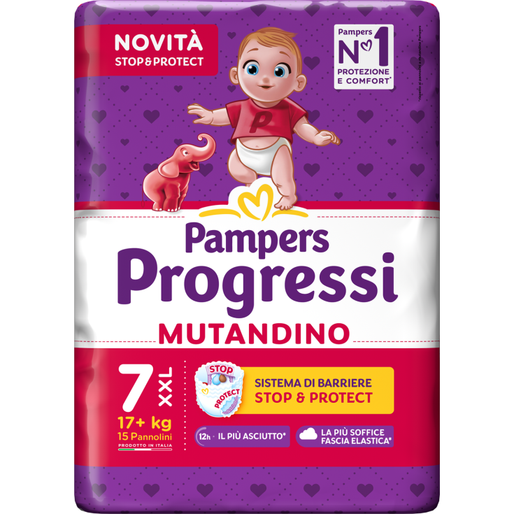 PAMPERS PROG MUT XXL 15UNDS