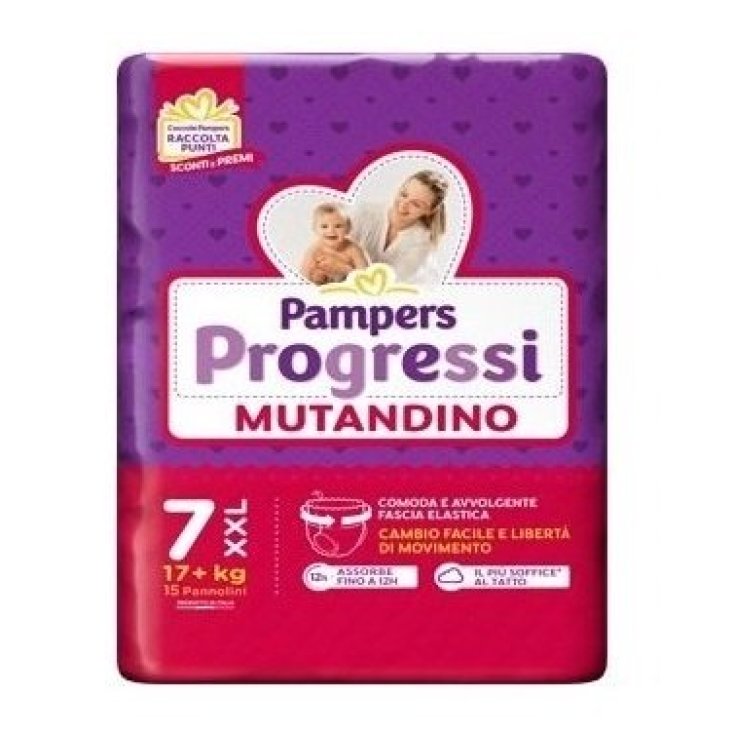 PAMPERS PROG MUT XXL 15UNDS