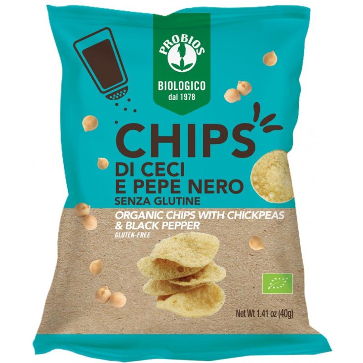 CHIPS DE GARBANZOS Y PIMIENTA NEGRA 40G