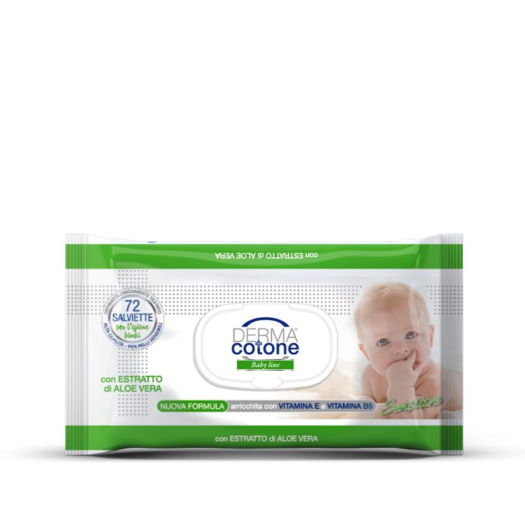 DERMACOTTON BEBÉ SALV ALOE 72P