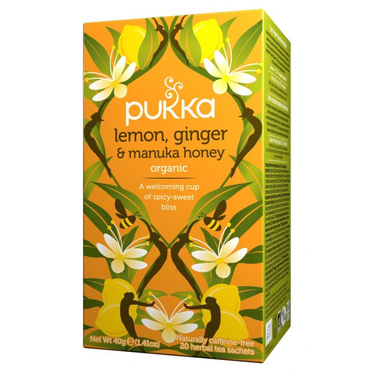 PUKKA LEMGINGER MANUKA HON 40G