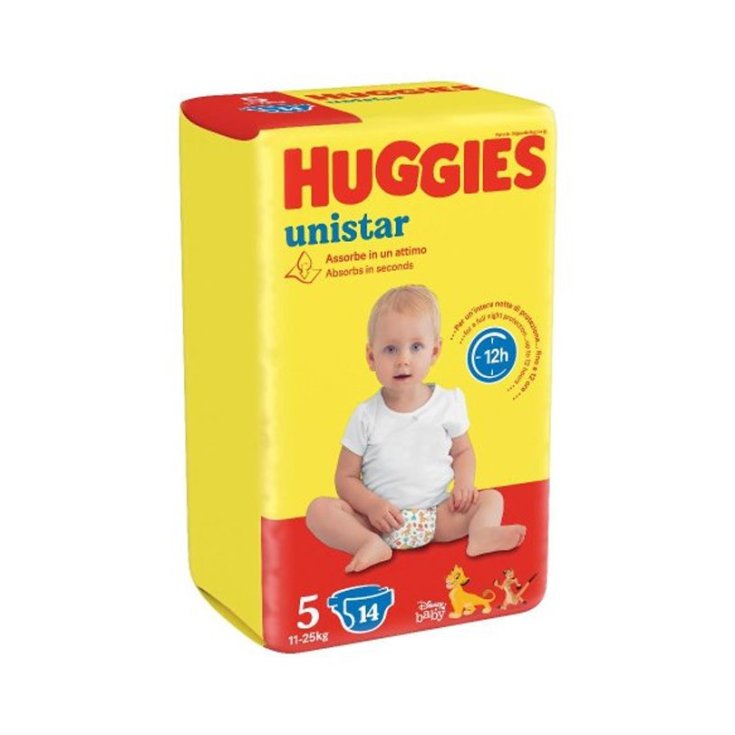 HUGGIES BASE UNISTAR 5 14PZS