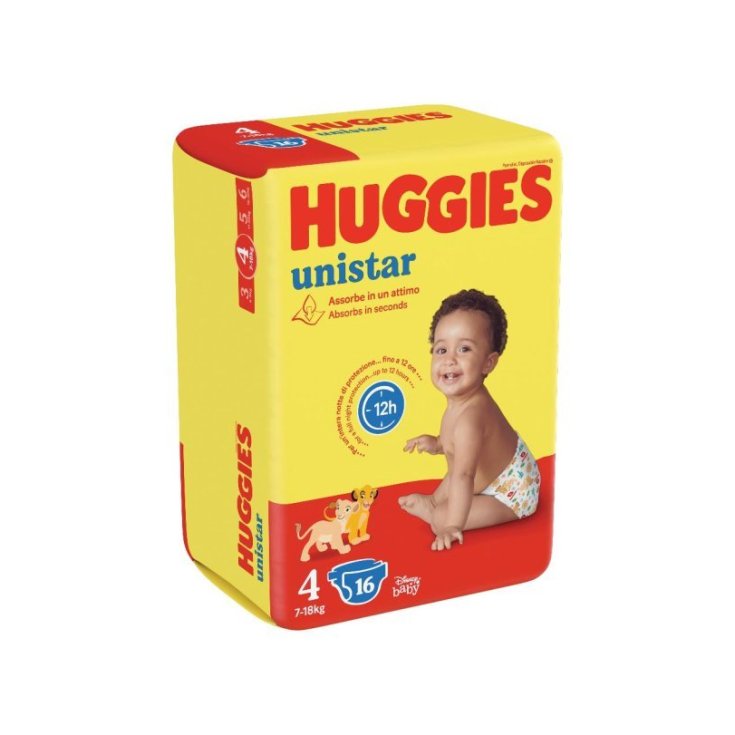 HUGGIES BASE UNISTAR 4 16PZS