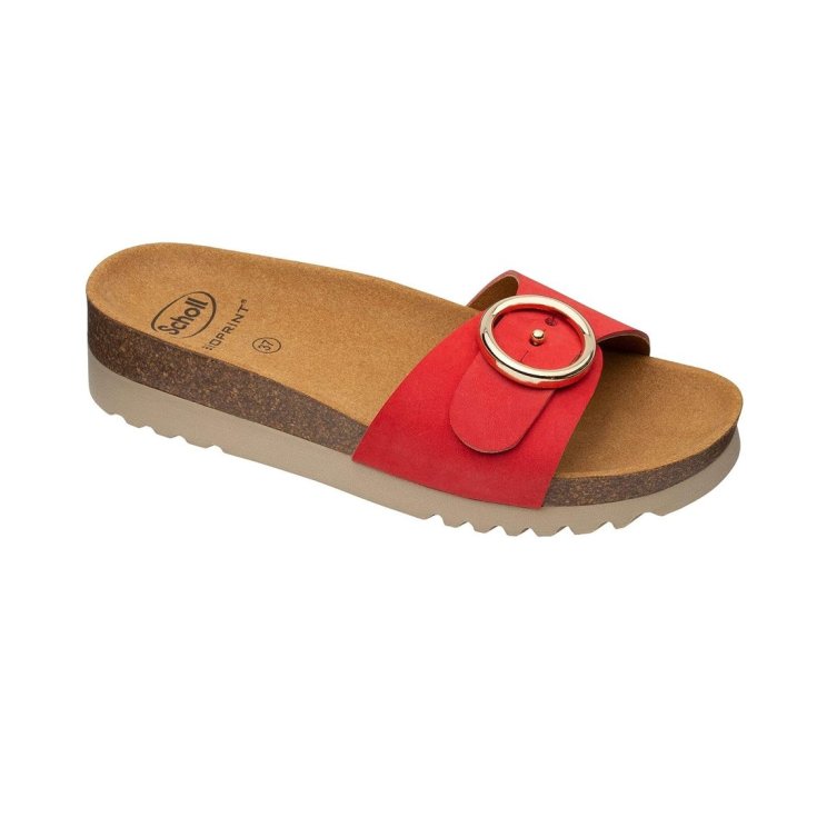 MULE MALIBU' NUBUCK W ROJO 40