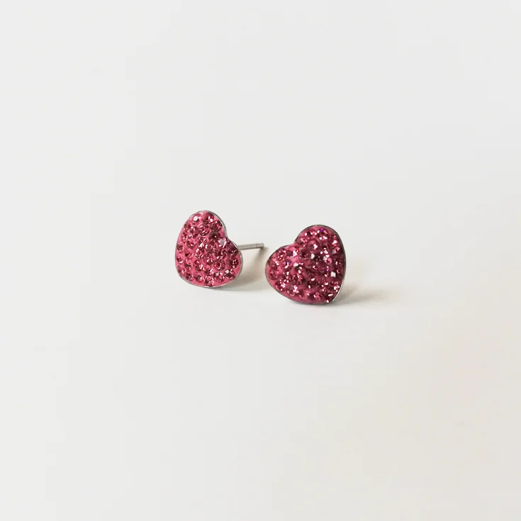 BIOJOUX 2100 CORAZON ROSA 10MM