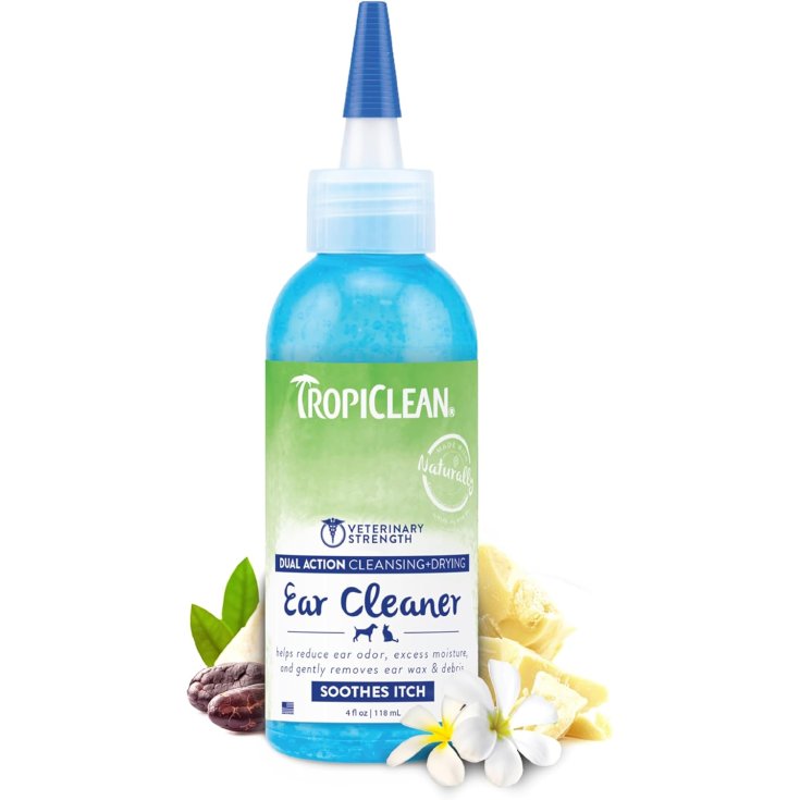 TROPICLEAN LIMPIADOR DE OÍDOS DOBLE ACCIÓN 118M