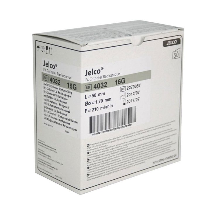 AGUJA CANULA JELCO 16G 4032 GRIS SIN