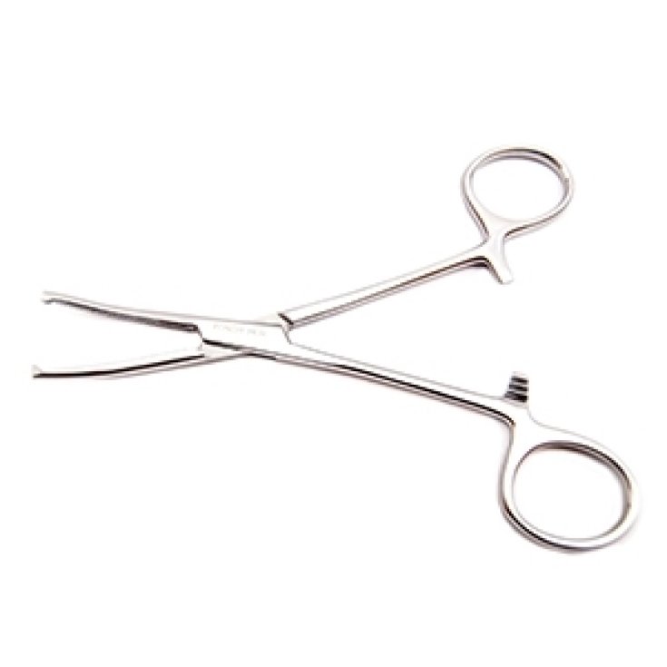 PINZA KOCHER CURVA 14 cm - OSCURO